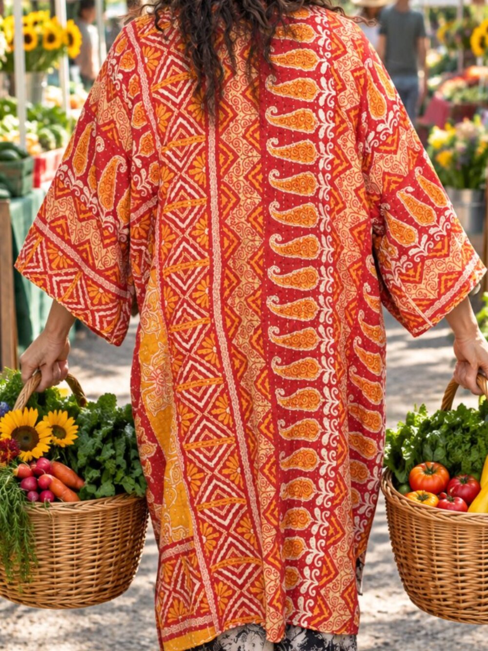 Reversible Kimono Robe - Picture 4 of 5
